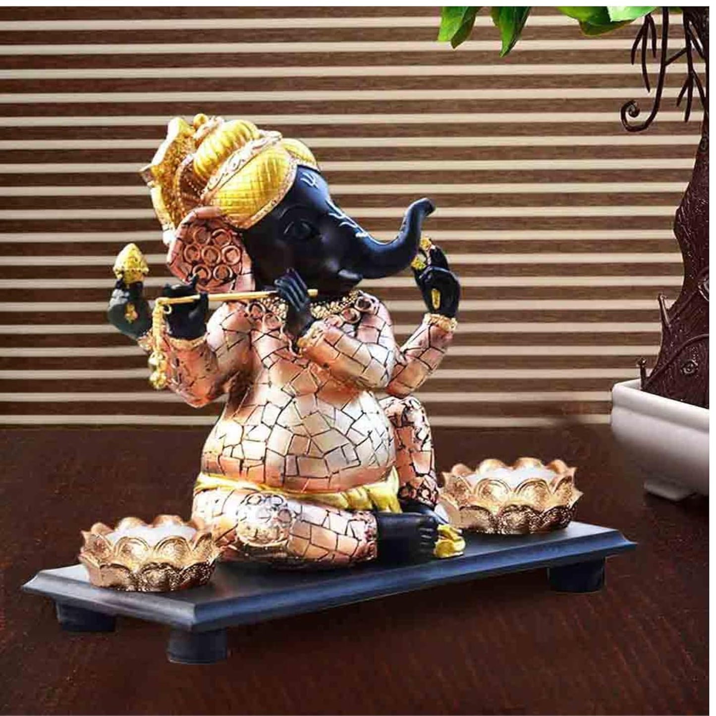 Ganesh Statue Showpiece for Home Decor, Living Room, Bedroom, Office Desk