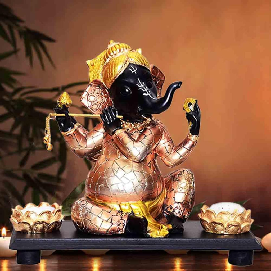 Ganesh Statue Showpiece for Home Decor, Living Room, Bedroom, Office Desk