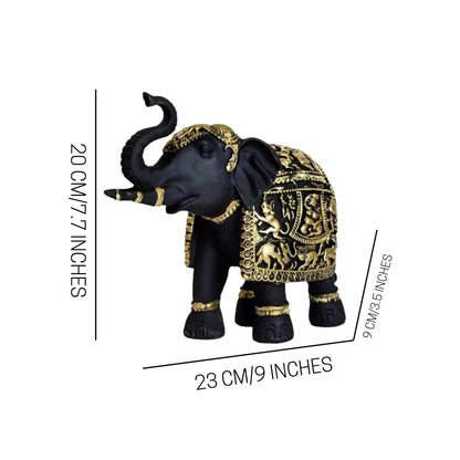Elephant Statue Medium Size for Showpiece Your Home,Office Table & Gift Article, Animal Decorative Showpiece Figurines