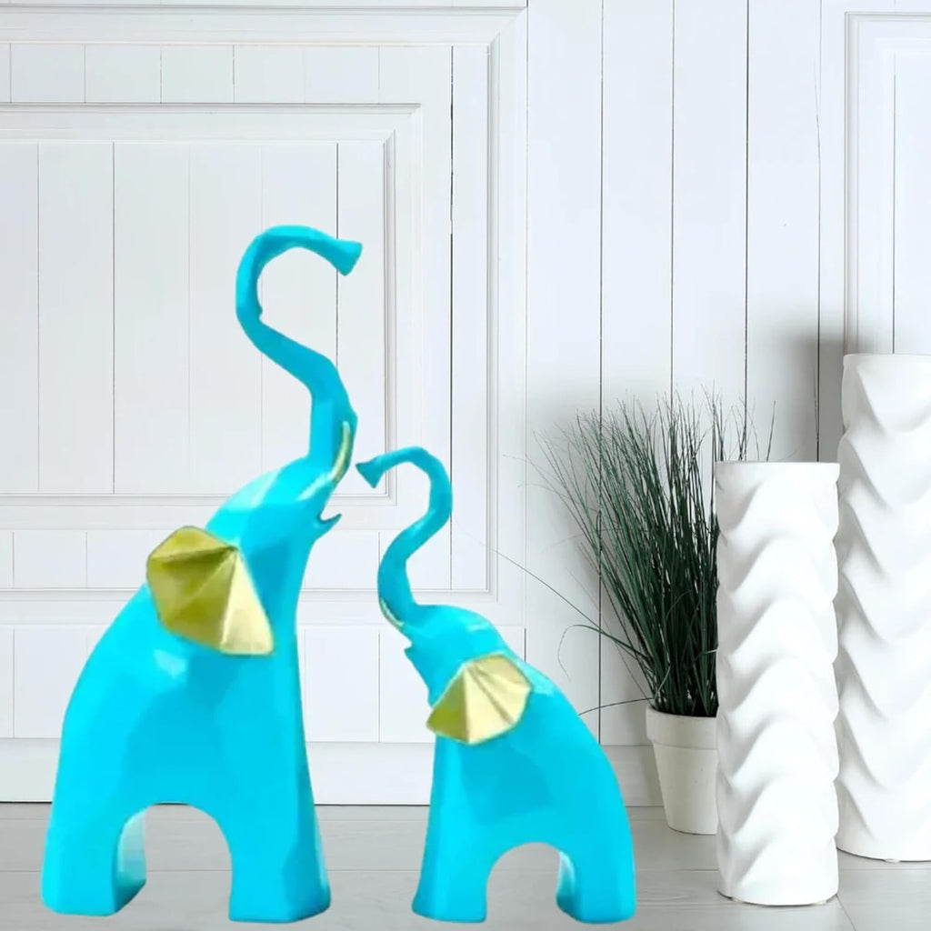 Polyresin Elephant Showpiece Statue and Artifacts for Home Decor (Elephant)