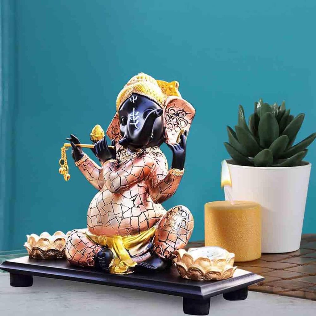 Ganesh Statue Showpiece for Home Decor, Living Room, Bedroom, Office Desk