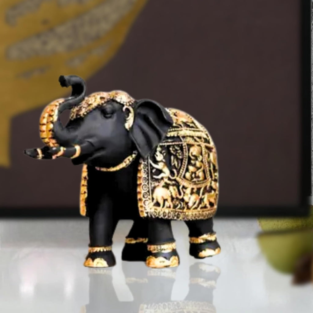 Elephant Statue Medium Size for Showpiece Your Home,Office Table & Gift Article, Animal Decorative Showpiece Figurines