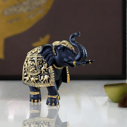 Elephant Statue Medium Size for Showpiece Your Home,Office Table & Gift Article, Animal Decorative Showpiece Figurines