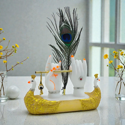 Krishna Hand Showpiece with Flute