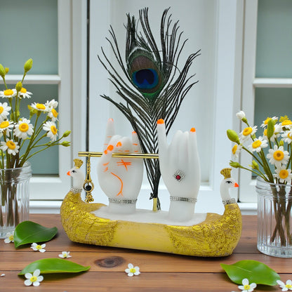 Krishna Hand Showpiece with Flute