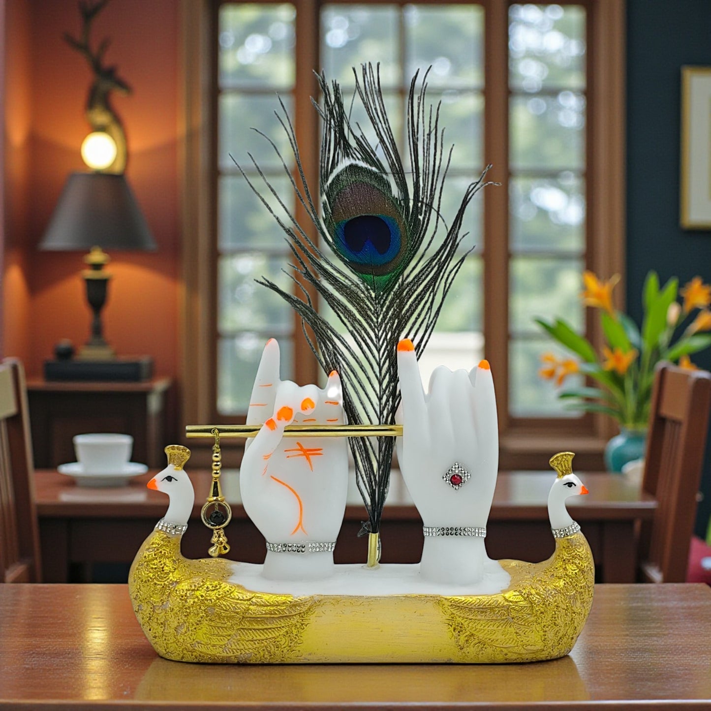 Krishna Hand Showpiece with Flute