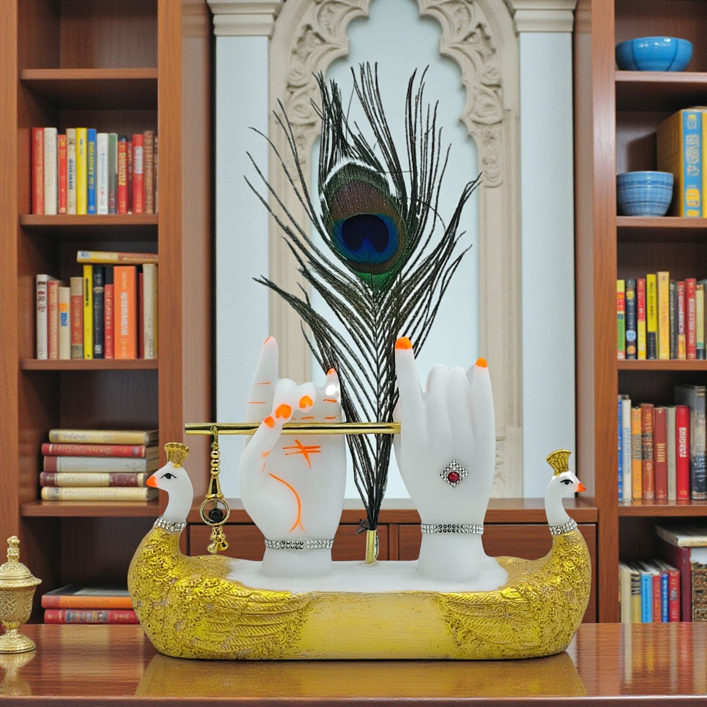 Krishna Hand Showpiece with Flute