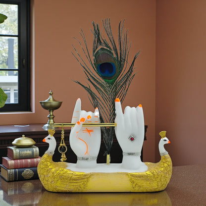 Krishna Hand Showpiece with Flute