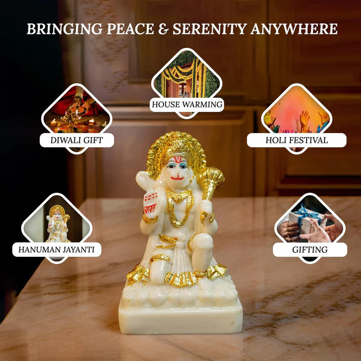 Hanuman Murti Hanuman Idol Lord Bajrangbali Murti Mahabali Hanuman Meditating Hanuman Pavan Putra Idol